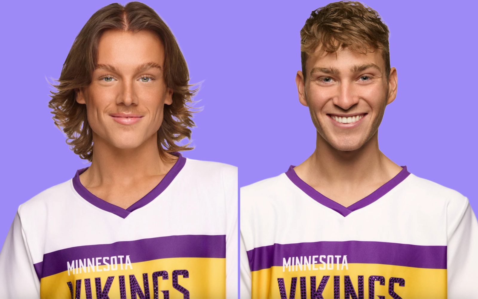 Vikings with 2 male NFL cheerleaders has triggered some fans - Outsports